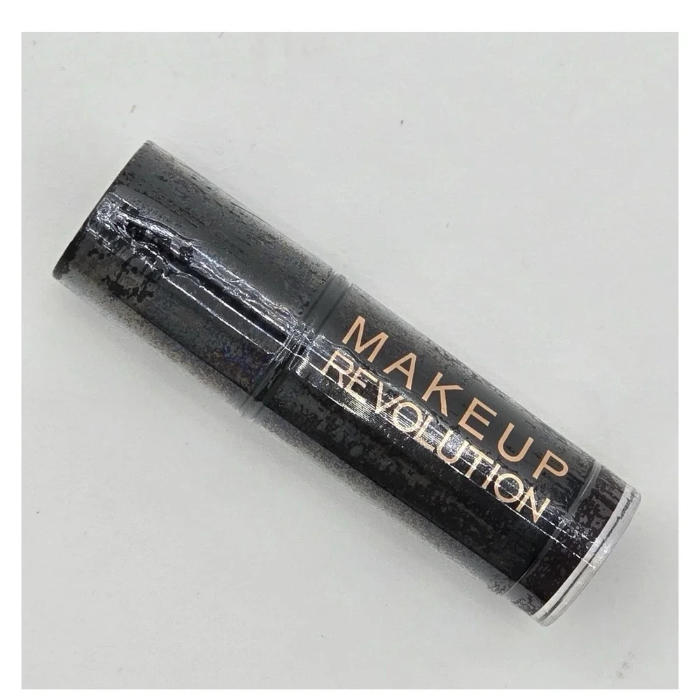 Makeup Revolution Lipstick 100% Vamp Deep Burgundy 3.2g New Sealed